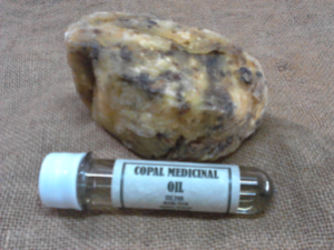 Copal Medicinal Oil Vial.
