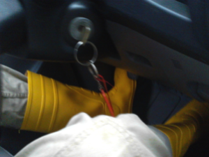 Yellow.Rubbe.Gnome.Driving.Boots
